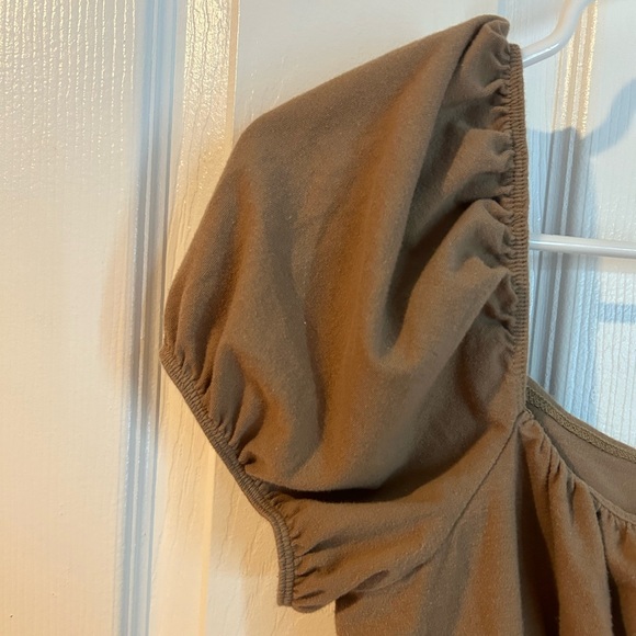 Hollister Brown Must Have Collection Cotton Top Size Large Crop Top - Picture 4 of 6